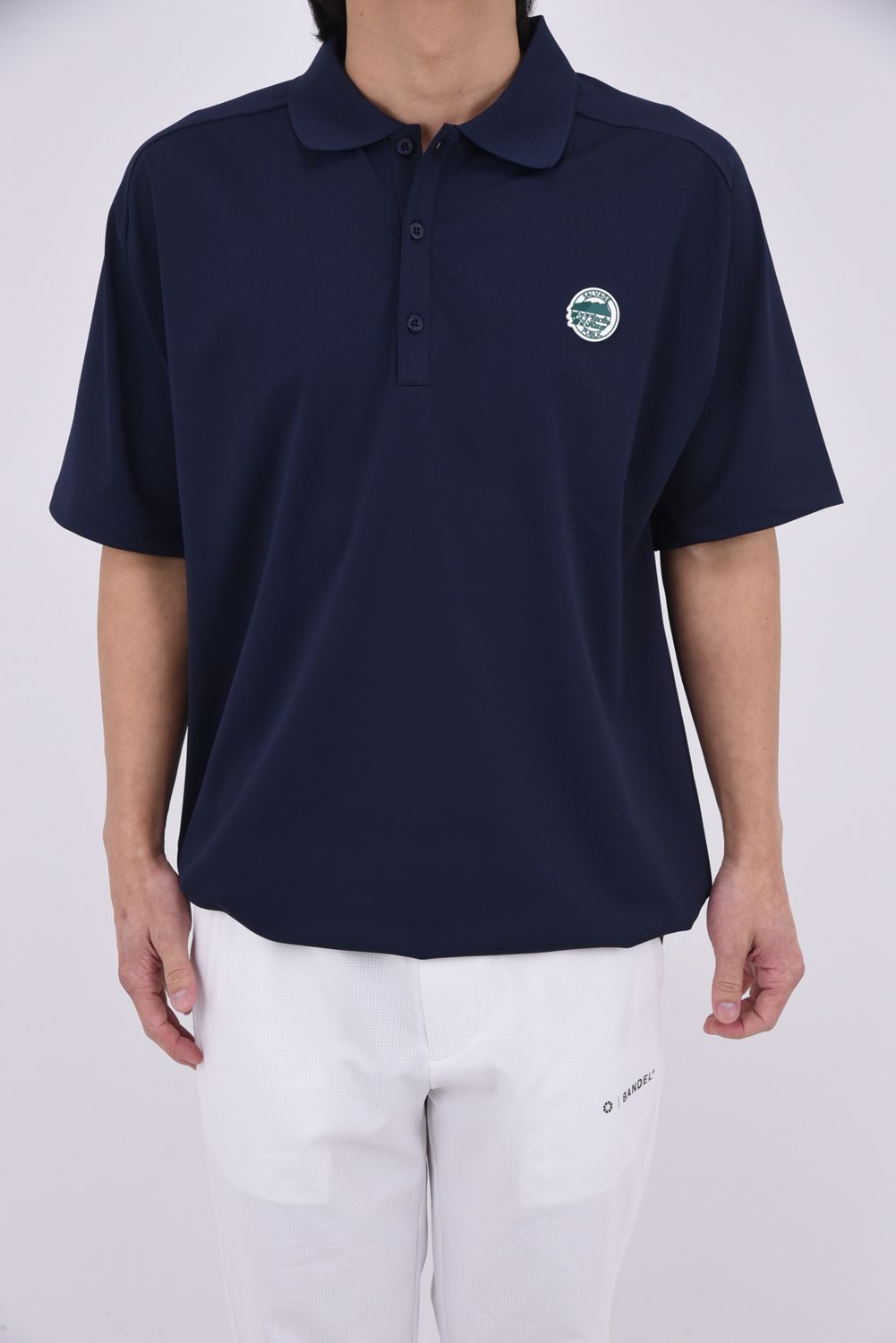 【2026SS】 Alohea Tech Polo SS (Pitch&Run) / ショートスリーブ ポロシャツ (ネイビー)