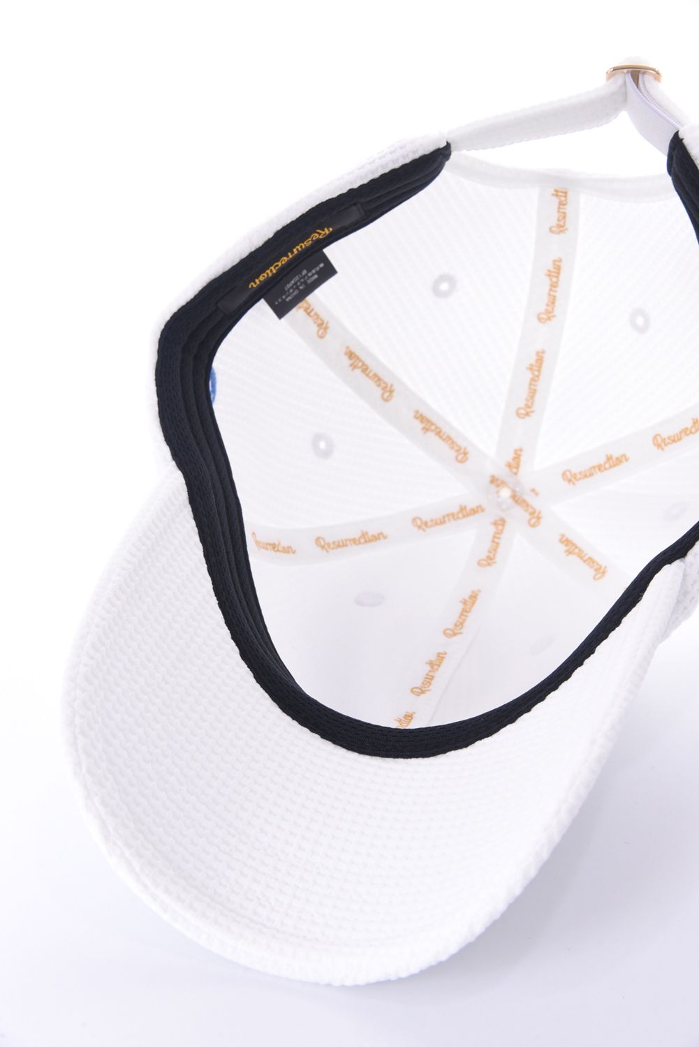 【26SS】 SILICON TAG WAFFLE CAP / シリコンタグ ワッフル キャップ (ホワイト)*