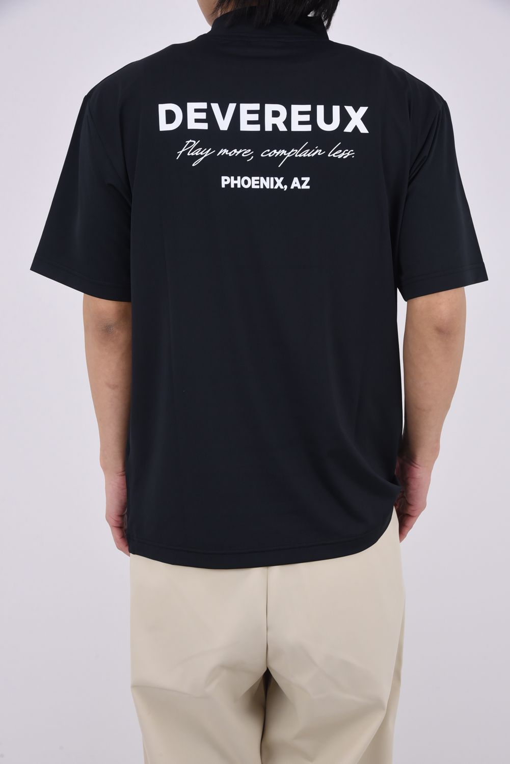 【26SS】 DVG MOCK TEE / モックネック Tシャツ (ブラック)