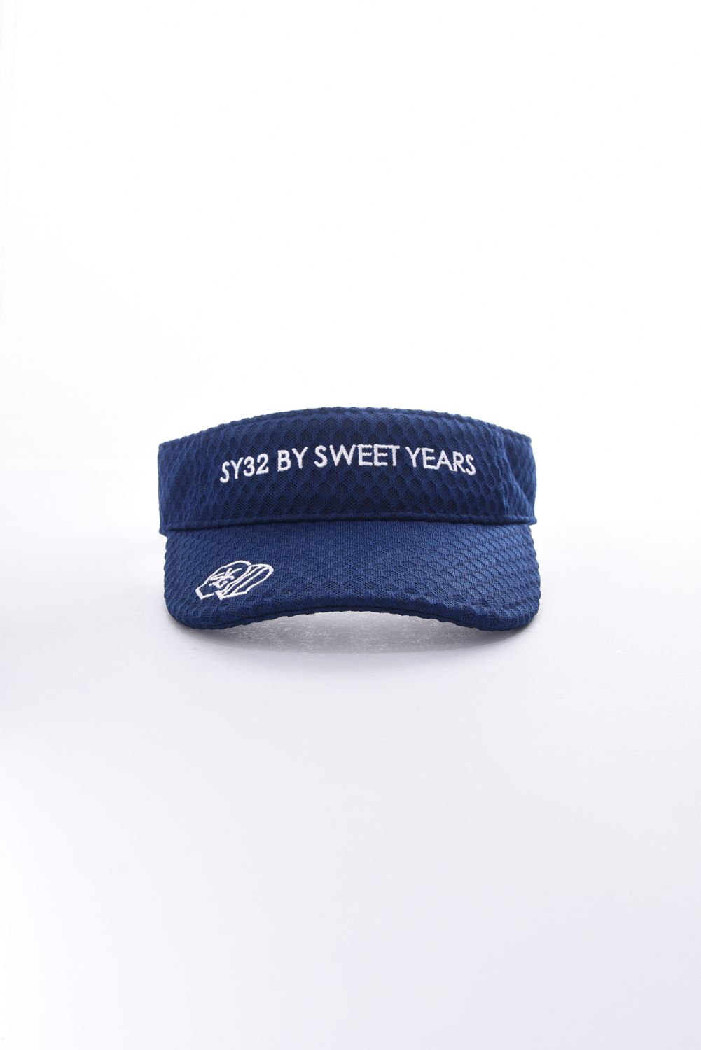 【26SS】 MESH EMB SUN VISOR / メッシュ ロゴ刺繡 サンバイザー (ネイビー)