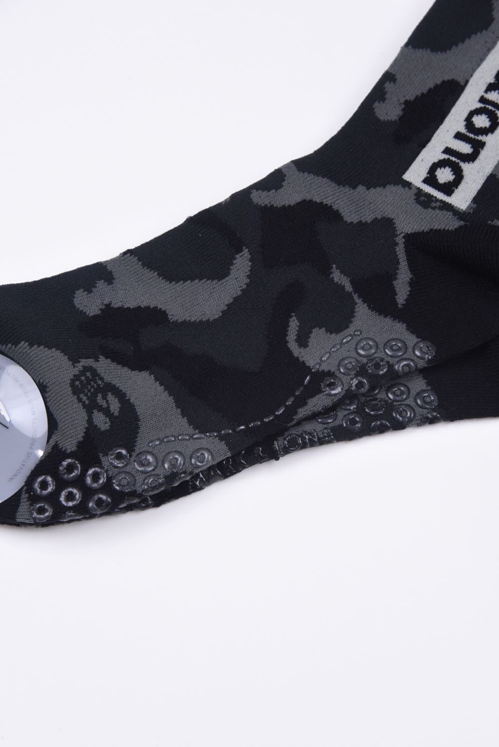 【26SS】 GAUGE CAMO ESSENTIAL CREW SOCKS / オリジナルカモジャカード ボックスロゴ クルーソックス (ブラック)