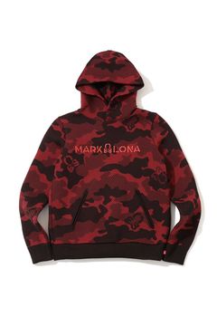 【26AW】【レディース】 MERCURY CAMO JACQUARD KNIT / ジャパンメイド カモフラジャカード ニットパーカー (レッド)