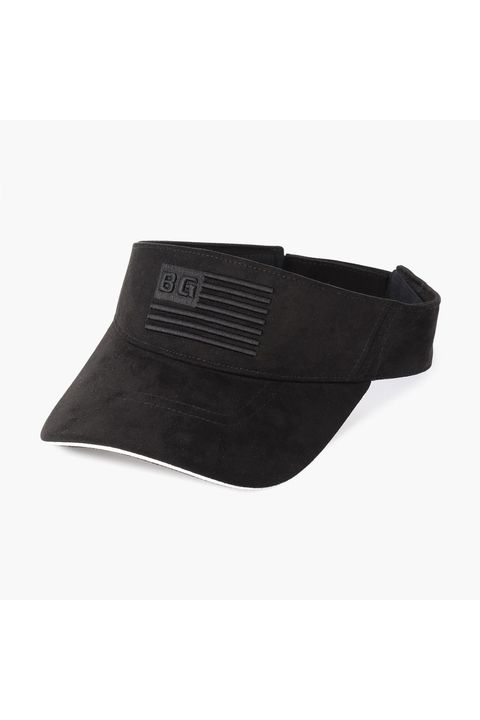 SUEDE VISOR / スウェード生地 サンバイザー (ブラック)