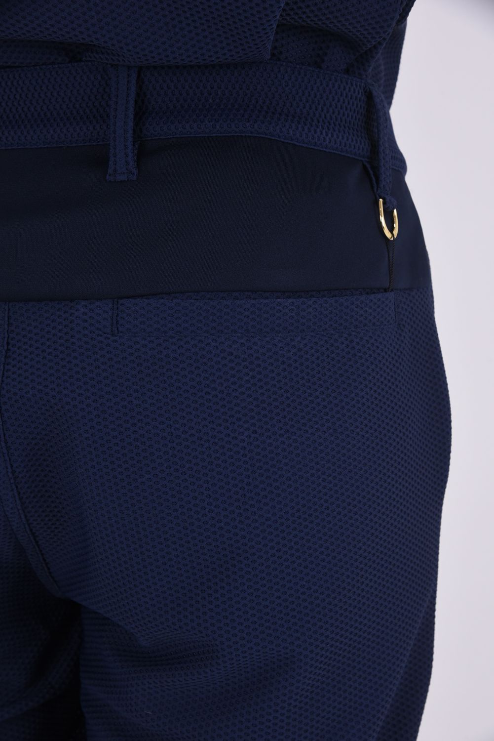 【ポイント10倍】【26SS】 AIRY AWA SHORTS / ワッフル生地 ブランドロゴ ショートパンツ (ネイビー)