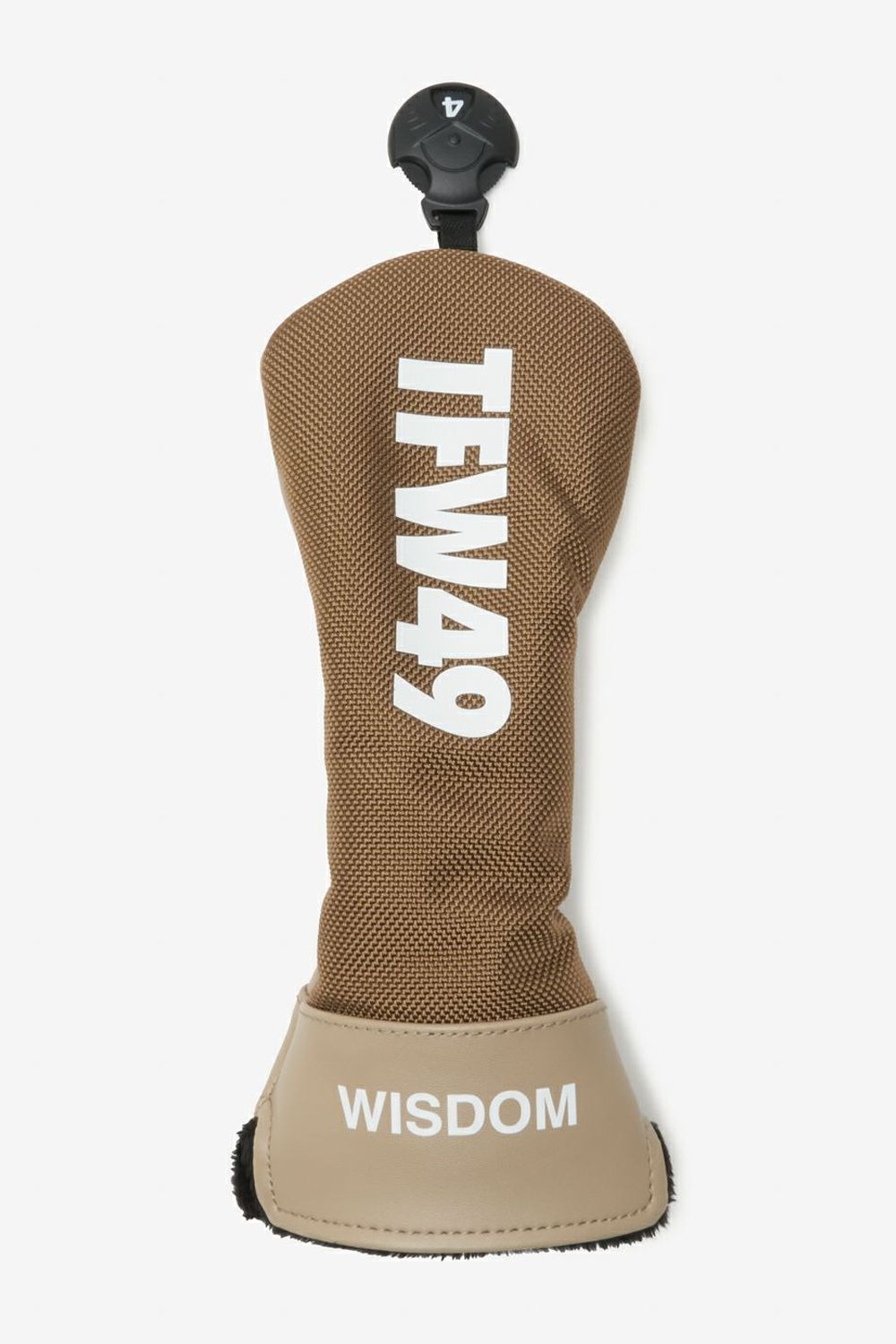 NYLON HEAD COVER UT / ナイロン ブランドロゴ ユーティリティカバー (ライトブラウン)