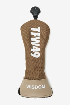 NYLON HEAD COVER UT / ナイロン ブランドロゴ ユーティリティカバー (ライトブラウン)