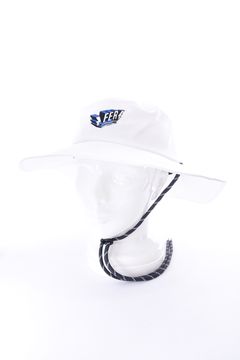 【26SS】【FER COLLECTION】 SWAG LOGO DRY TECH HAT / 3Dロゴ刺繍 2WAYバケットハット (ホワイト)