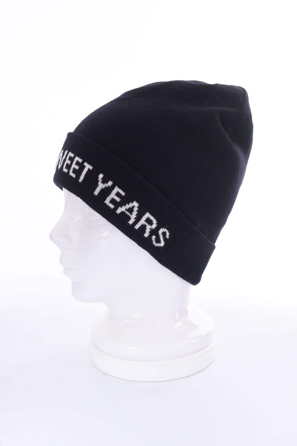 WASHABLE WOOL KNIT CAP / ウォッシャブルウール ニットキャップ ブラック*