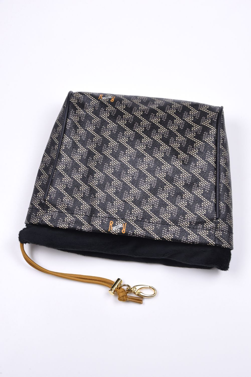 【26SS】 IRON HOOD (GM PVC) / PVC生地 オリジナルテキスタイル アイアンフード (ダークブラック)