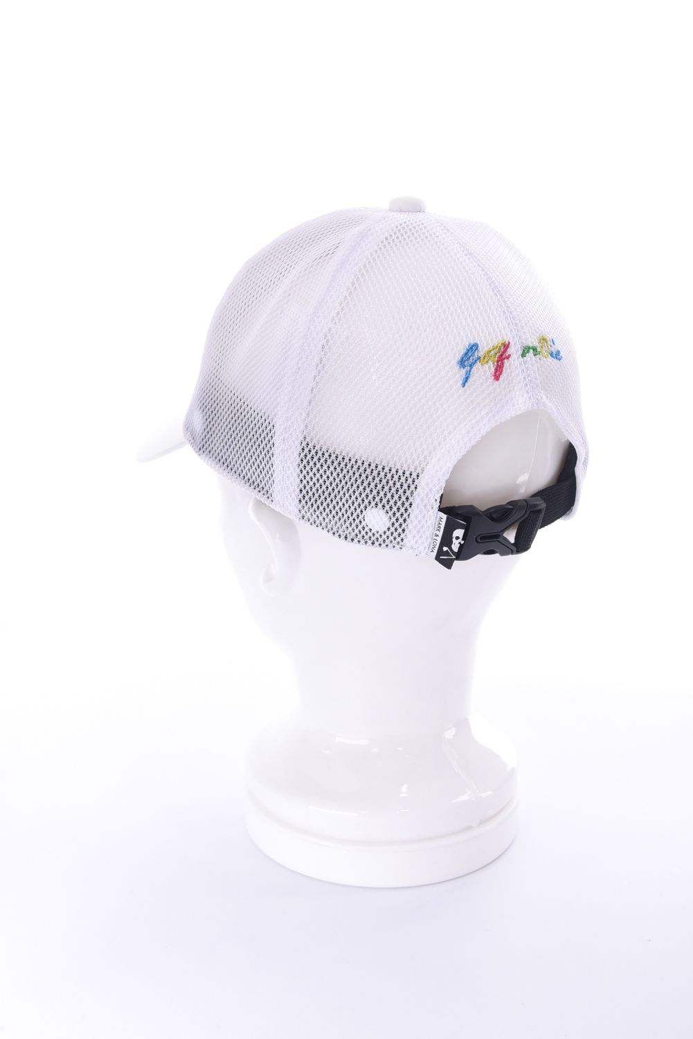 【26SS】 CHOROMA ICON SUN SHIELD CAP / マルチカラー刺繍 サンシールド付き メッシュキャップ (ホワイト)