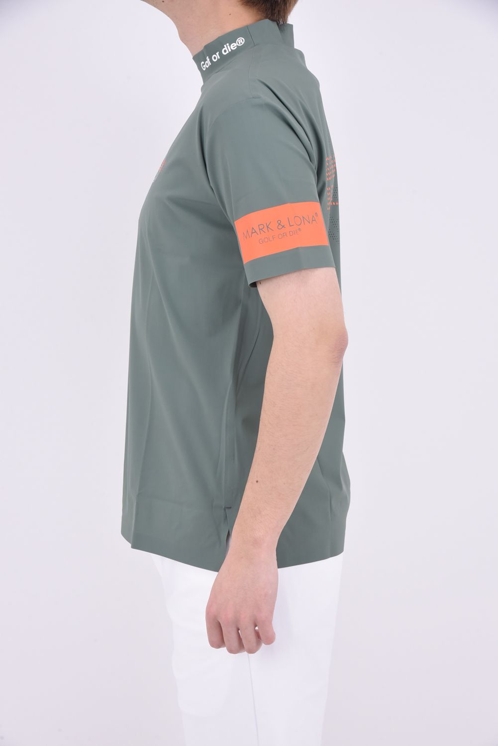 15800円新年特販 ネット割引品 新作MARK&LONA モックネックTシャツ