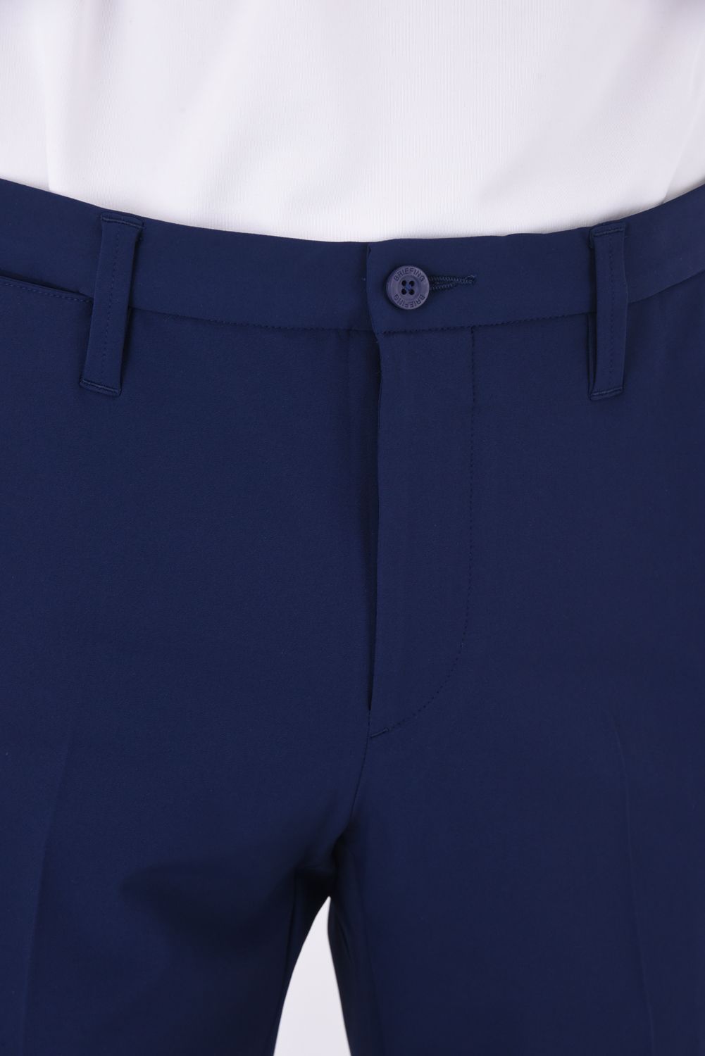 MENS SUMMER BASIC PANTS / ベーシック フルレングス ストレッチ サマー パンツ (ネイビー)