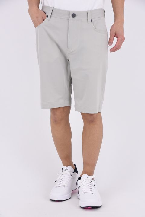 【26SS】 MEN'S MESH 5-POCKETS SHORT PANTS / トリコットメッシュ 5ポケット ショートパンツ (ライトグレー)