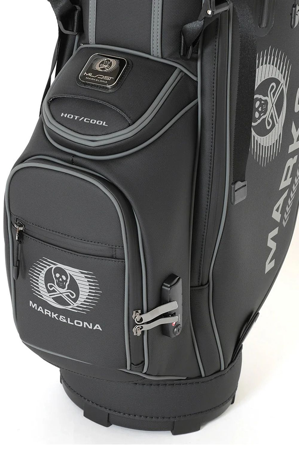 【26AW】 DST COMPACT CART CADDY BAG / コーデュラ ポリカーボネートコーティング カートタイプ キャディバッグ (ブラック)