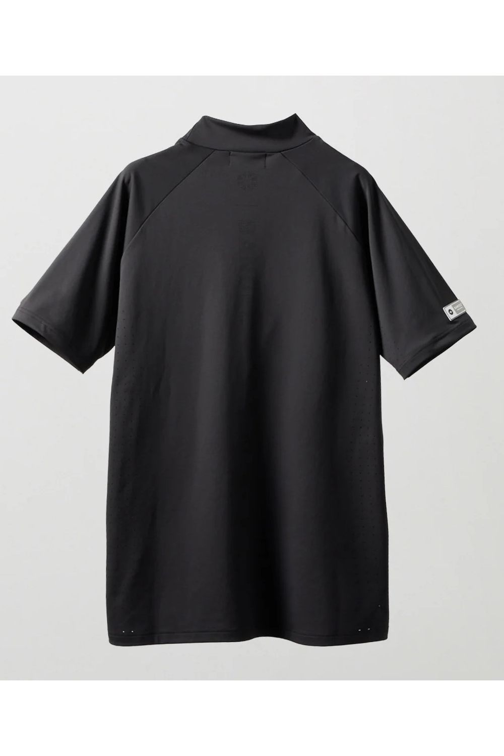 【26SS】 ヒートパンチングモックネック (ブラック) （4月上旬入荷予定）