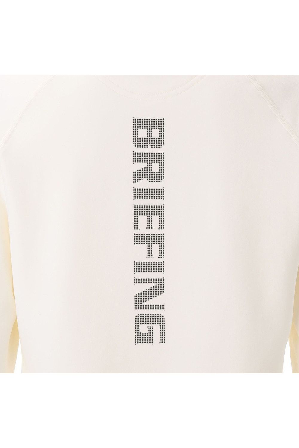 【25AW】【レディース】 WOMEN’S WARM LS HIGHNECK / 裏起毛 ブランドロゴ モックネックTシャツ (ホワイト)