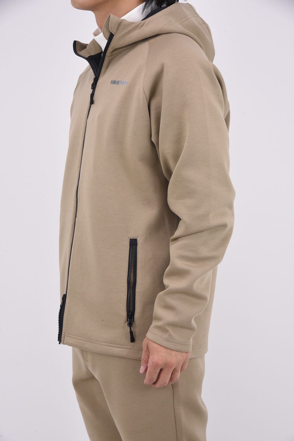 【25AW】 MEN'S WARM 3D LOGO PARKA / ダンボールニット 3D ロゴパーカー (ベージュ)