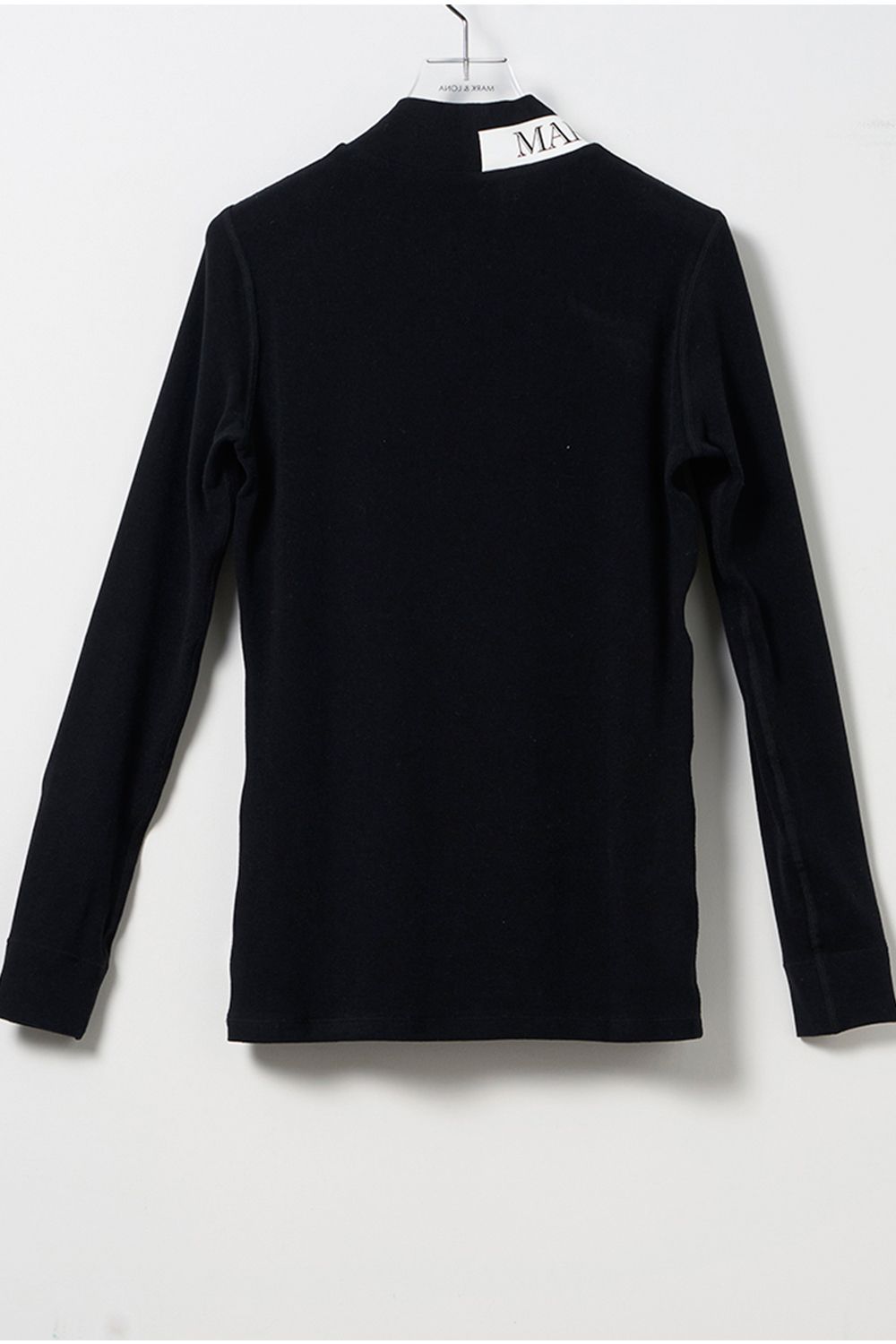 【レディース】 ICON MICRO FLEECE INNER / マイクロフリース素材 ブランドロゴ モックネックインナー (ブラック)