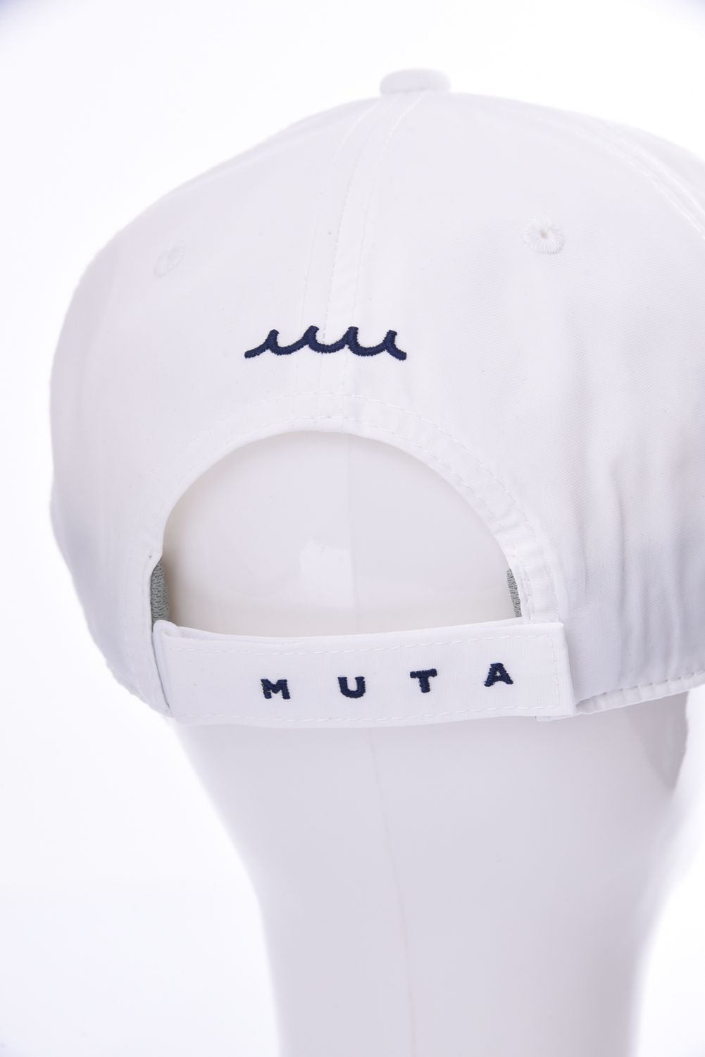 muta - 8 LOGO CAP / スモール8ロゴ 刺繍 キャップ (ホワイト 