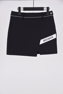 【レディース】 ダブルクロススカート (ブラック)
