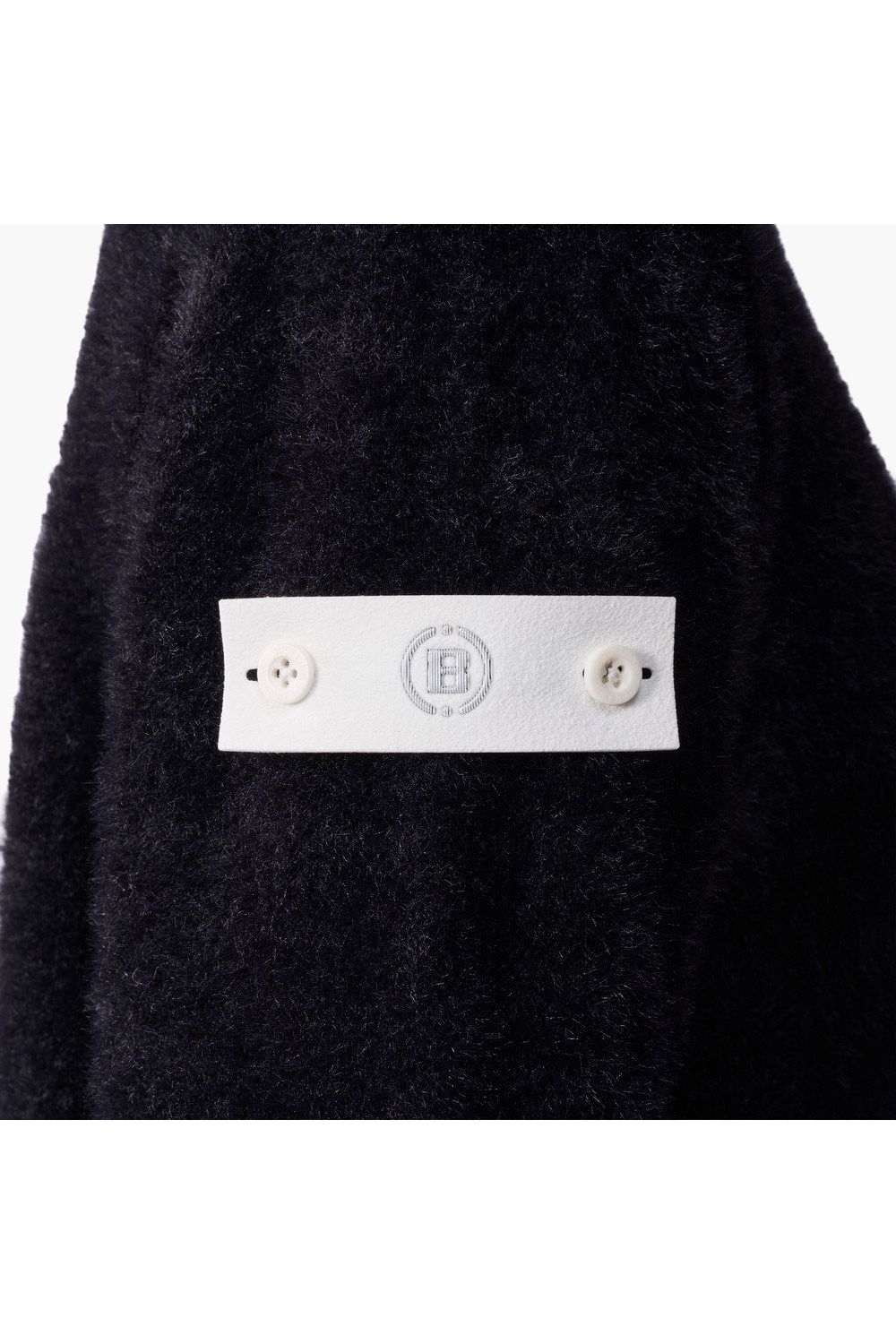 【26AW】【レディース】 WOMEN’S SHAGGY KNIT TURTLENECK / ブランドロゴ タートルネック シャギーニット (ブラック)