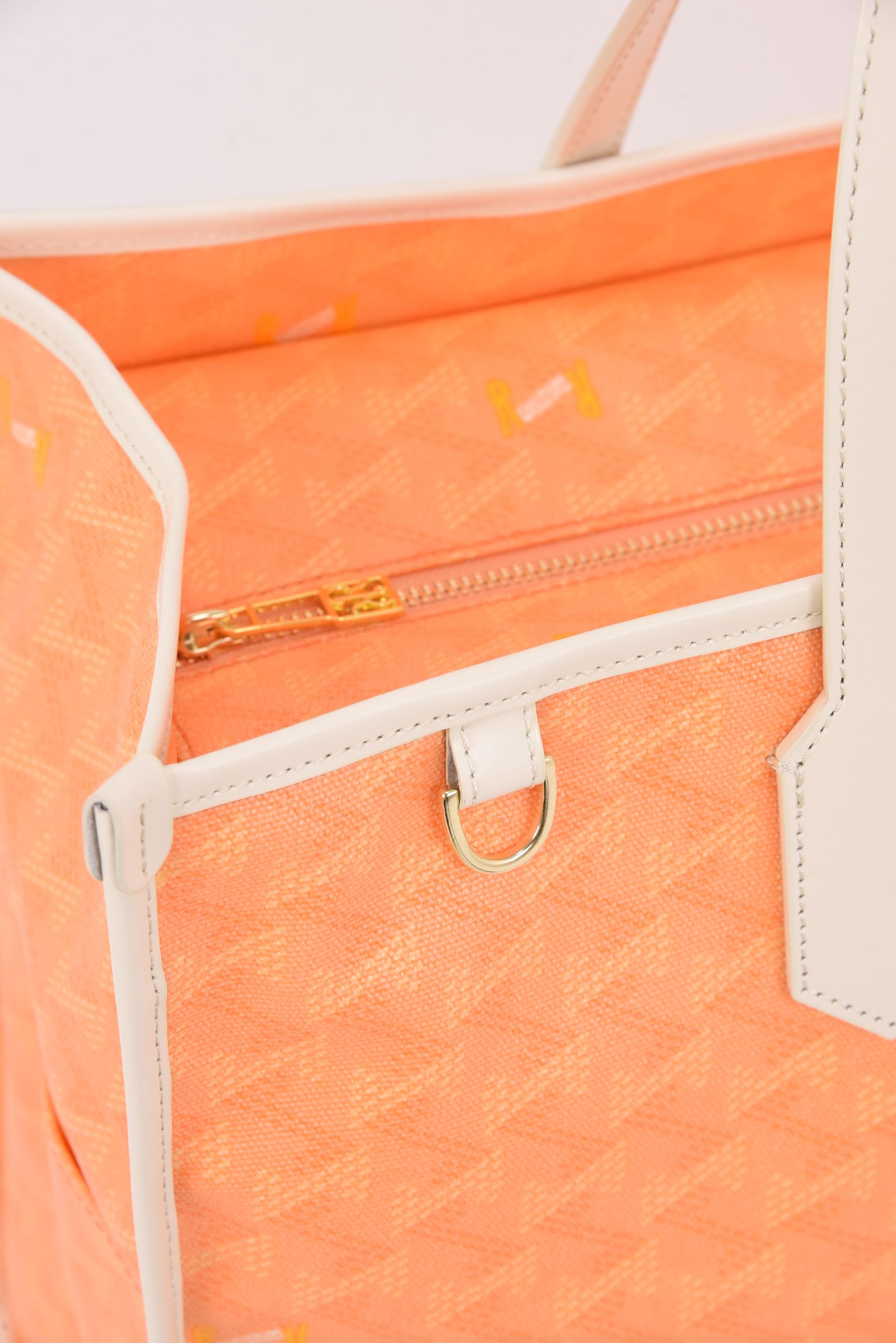 【26SS】  LANIUS SQUARE BIG (ラニウス スクエア ビッグ) / ブランドオリジナルテキスタイル ボストンバッグ （サンセット）*