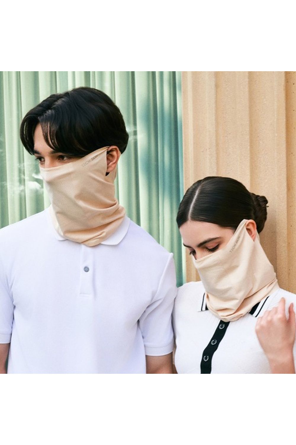 【26SS】【ユニセックス】【返品・交換不可】 FLEX FIT UV PROTECTION MASK / UVカット メッシュ生地 フェイスカバー (ベージュ)