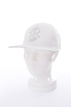 【26AW】 GM BRIM CAP LANATEC / RRロゴ刺繍 オリジナルテキスタイルブリム フラットキャップ (モノホワイト)