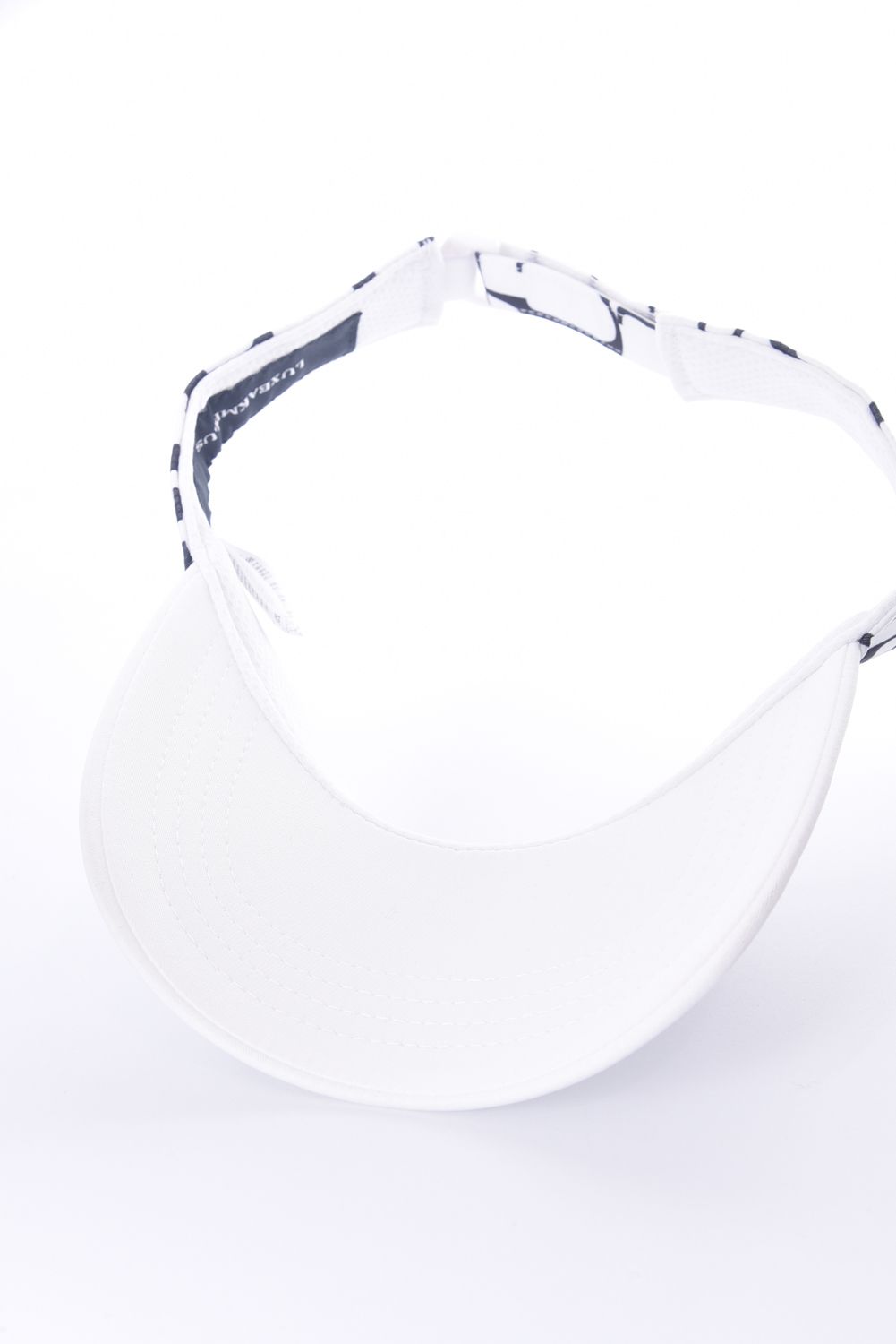 LOGO PATTERN SUN VISOR / オリジナルロゴ サンバイザー ホワイト