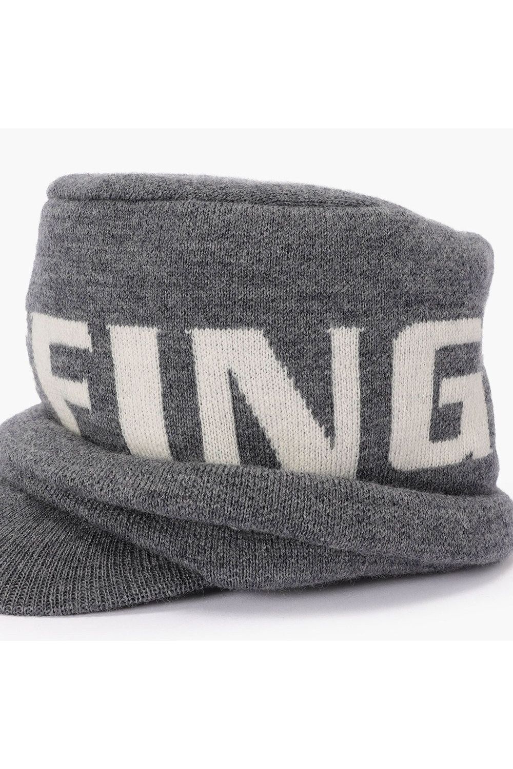 【26AW】 MEN’S WR WOOL KNIT WORK CAP / ブランドロゴ ワークキャップ (グレー)