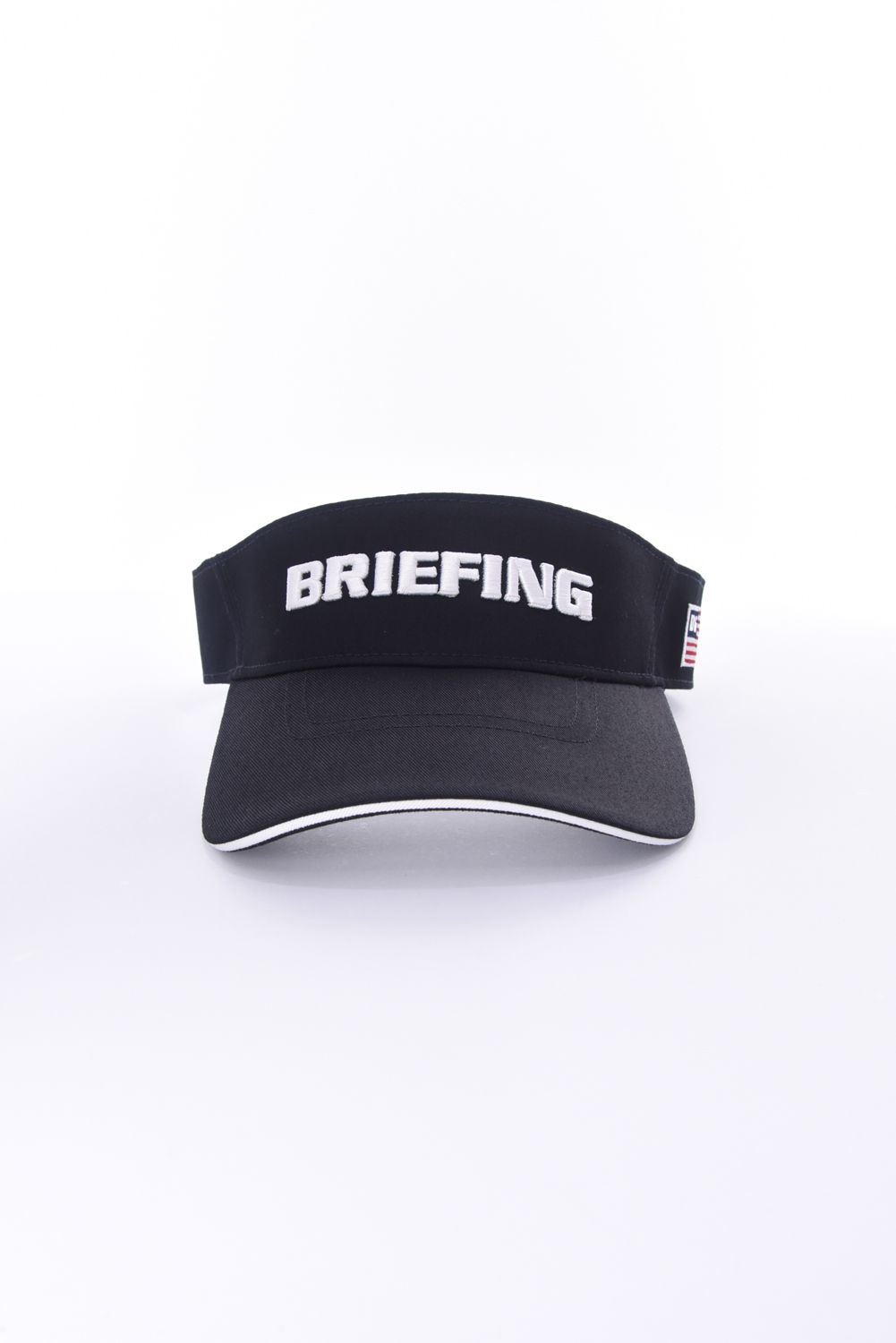 MENS BASIC VISOR / ブランドロゴ刺繍 ベーシック サンバイザー (ブラック)