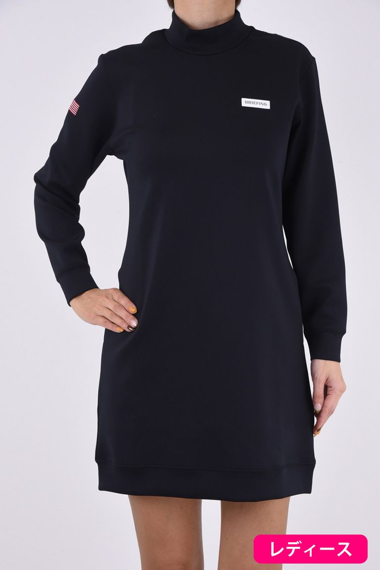 BRIEFING GOLF LOGO HIGH NECK ONE PIECE 