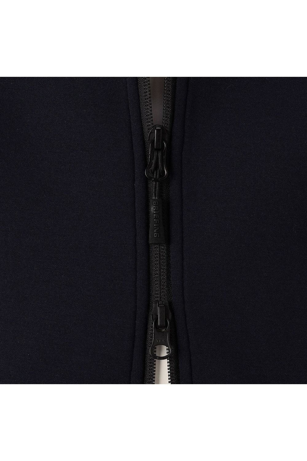 【26AW】 MEN’S WARM LINE PARKA / ダンボールニット サイドライン ジップアップパーカー (ネイビー)
