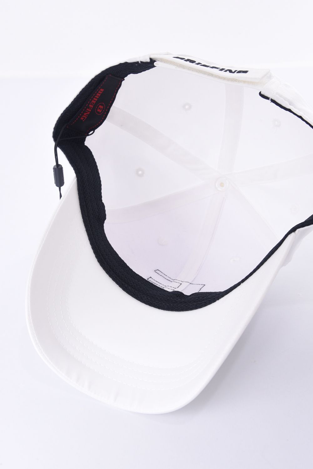 MENS TWILL INITIAL CAP / イニシャル ワッペン キャップ (ホワイト)