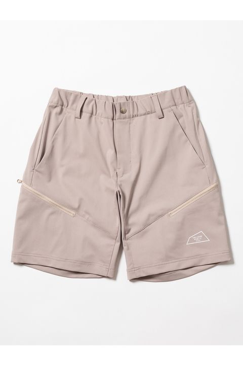 【26SS】 Alohea Trubeaute Tech Shorts / トリコットメッシュ ZIPポケット ショートパンツ (ベージュ)
