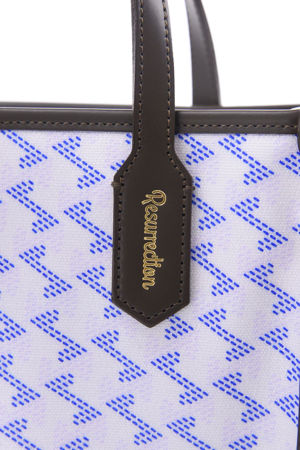 【26SS】  LANIUS SQUARE MINI (ラニウス スクエア ミニ) / ブランドオリジナルテキスタイル カートバッグ （アクア）