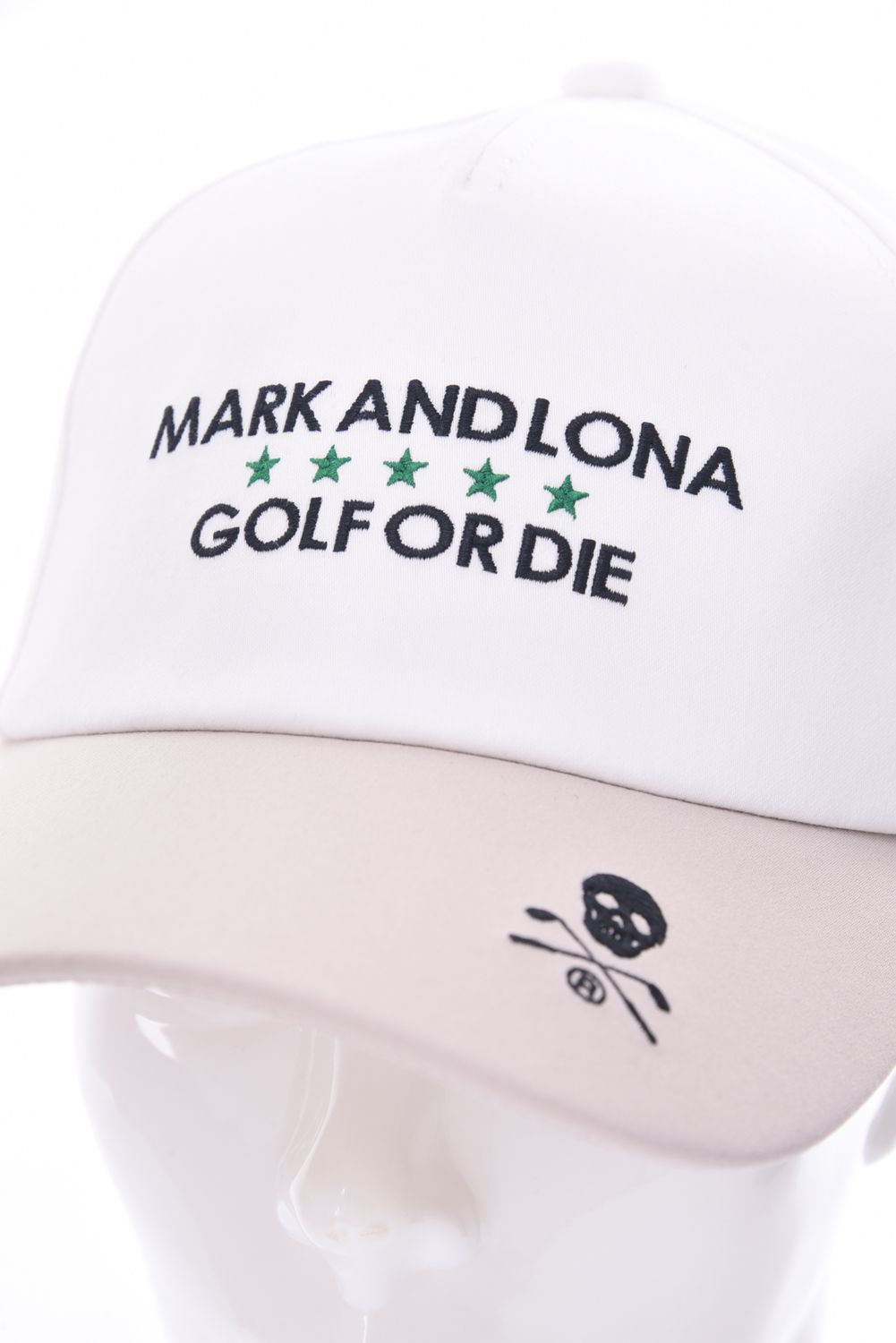 大学 兄弟割引 MARK&LONA - CAP / ブランドロゴ刺繍 5パネルベースボール レディースウェア