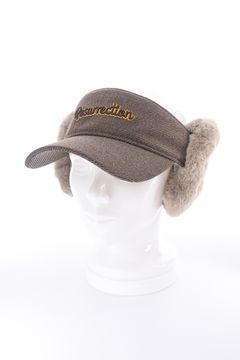 BOA EARMUFFS SUNVISOR / ボア イヤーマフ サンバイザー (キャメルブラウン)