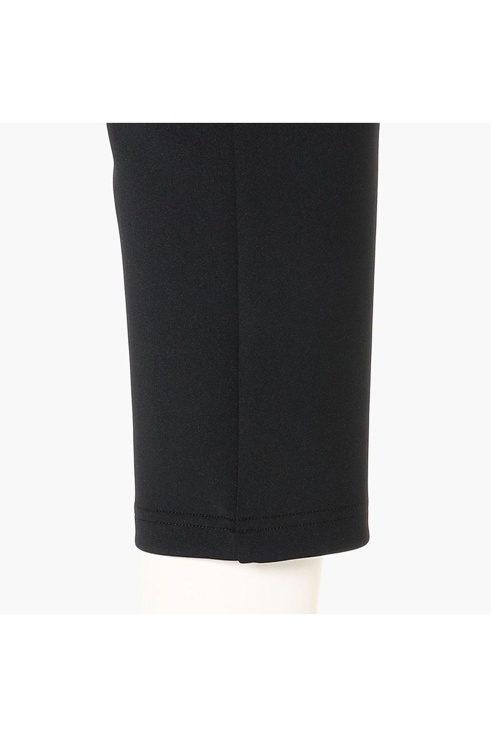 【26AW】【レディース】 WOMEN’S STITCHED 3D LOGO SLIM PANTS / ストレッチジャージ 3Dステッチロゴ スリムロングパンツ (ブラック)