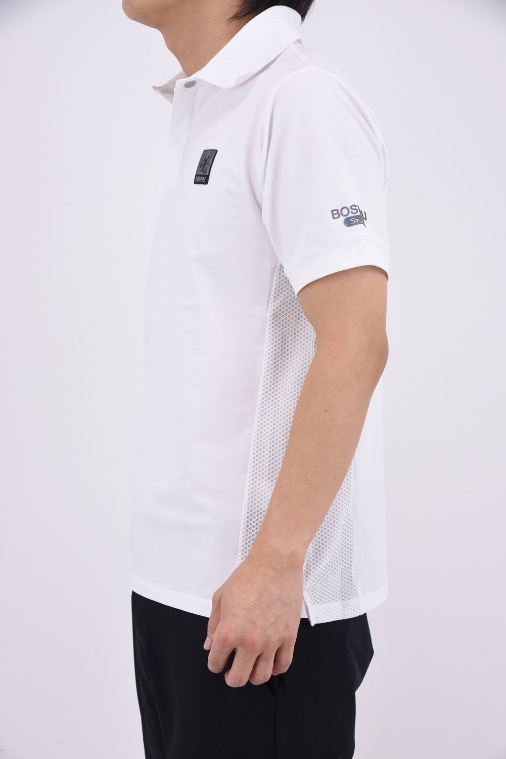 【26SS】 BOSELLI DRY POLO / ドライ ポロシャツ (ホワイト)