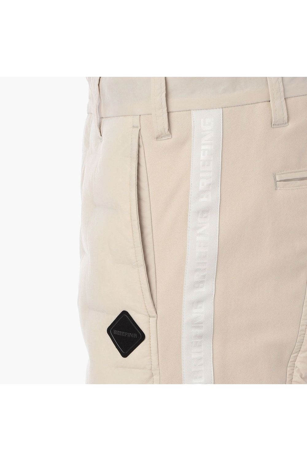 【25AW】 MEN'S HYBRID DOWN PANTS / ストレッチタフタ ダイヤモンドロゴ ハイブリッドダウンパンツ (ベージュ)