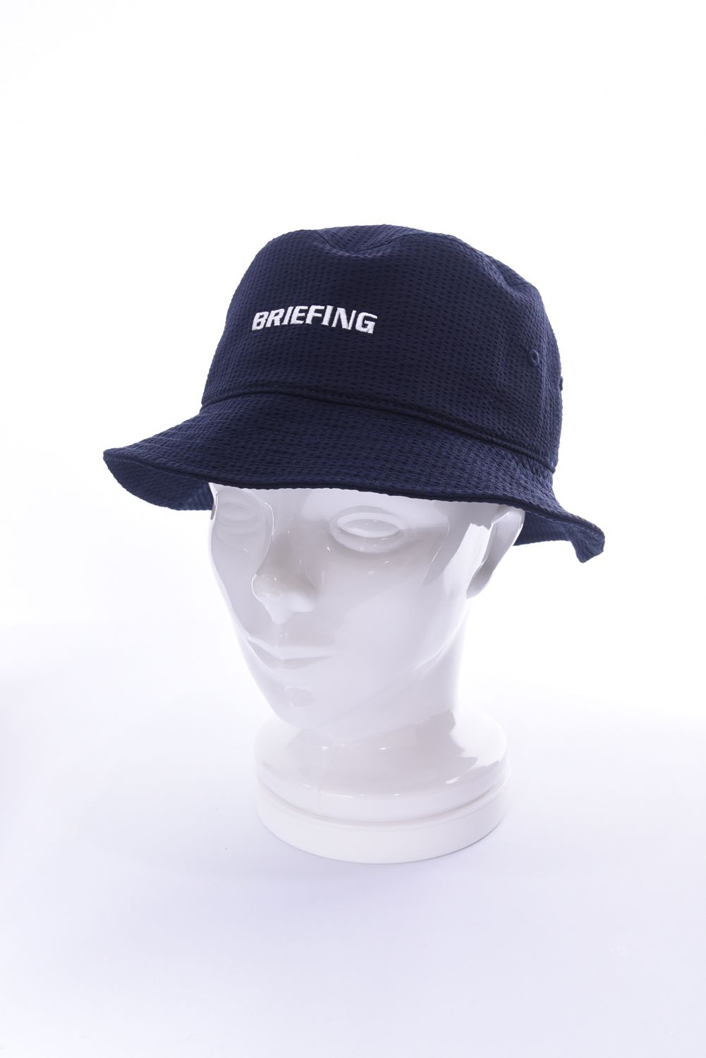 BRIEFING - SEERSUCKER HAT / 刺繍ロゴ シアサッカー バケットハット 