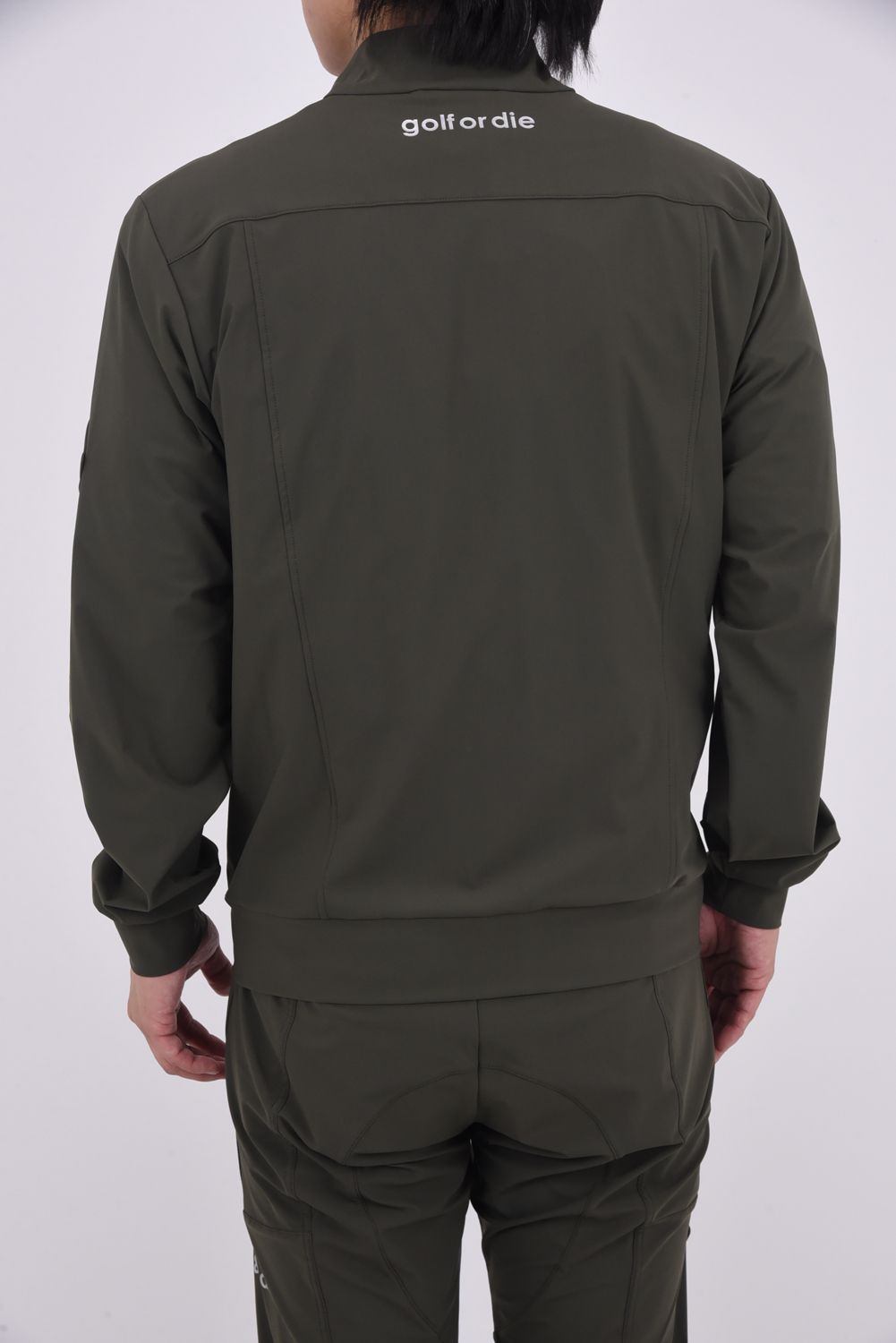 【2025AW】 S.I.D HYPER STRETCH JACKET / リフレクターロゴプリント シリコンワッペン テクニカルジャケット (カーキ)