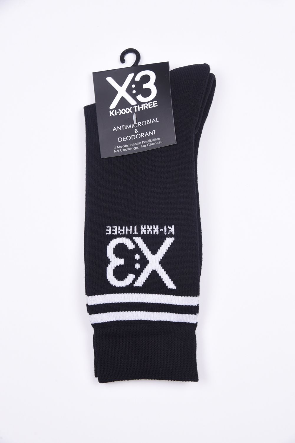 REGULAR LINE LOGO SOCKS / レギュラー ラインロゴ ソックス (ブラック)