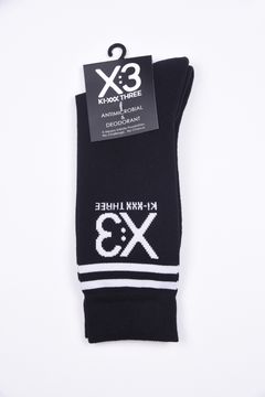 REGULAR LINE LOGO SOCKS / レギュラー ラインロゴ ソックス (ブラック)