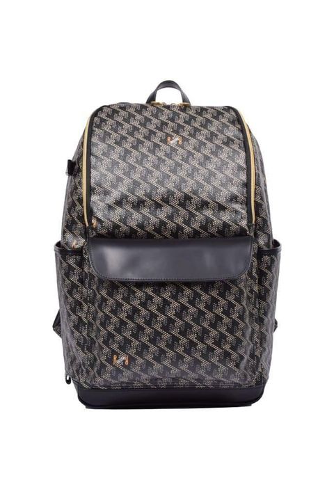 LARUS No.2 (ラルス) / ブランド オリジナルテキスタイル スリムタイプ バックパック (ダークブラック)*