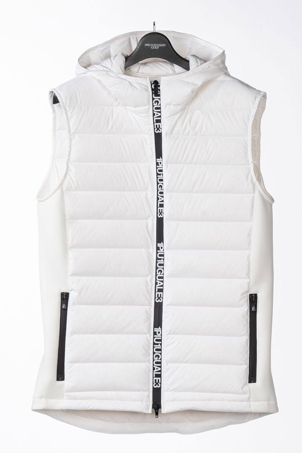 1PIU1UGUALE3 GOLF - HOODED DOWN VEST / ヴィクトリアダウン