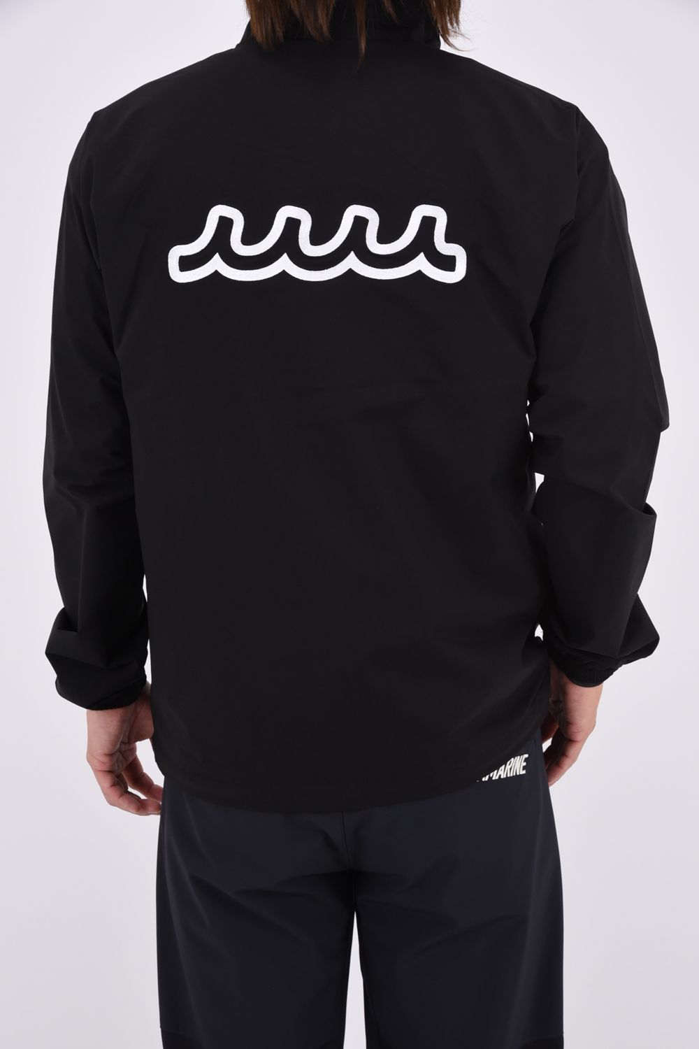 【26AW】 ZIP UP BLOUSON / 撥水ストレッチナイロン ジップアップ ライトブルゾン (ブラック)