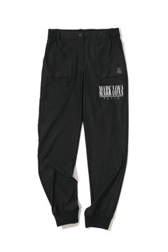 【26SS】【レディース】【T-LINE】 VELOCITY TAPERED PERFORMANCE JOGGER / モノトーン ポリエステルトリコット ジョガーパンツ (ブラック)