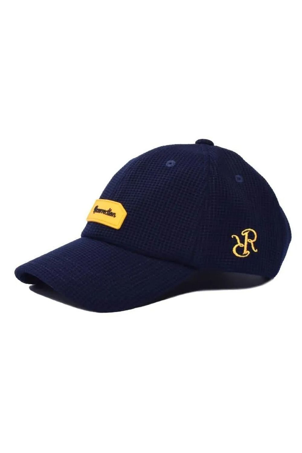 【26SS】 SILICON TAG WAFFLE CAP / シリコンタグ ワッフル キャップ (ネイビー)*